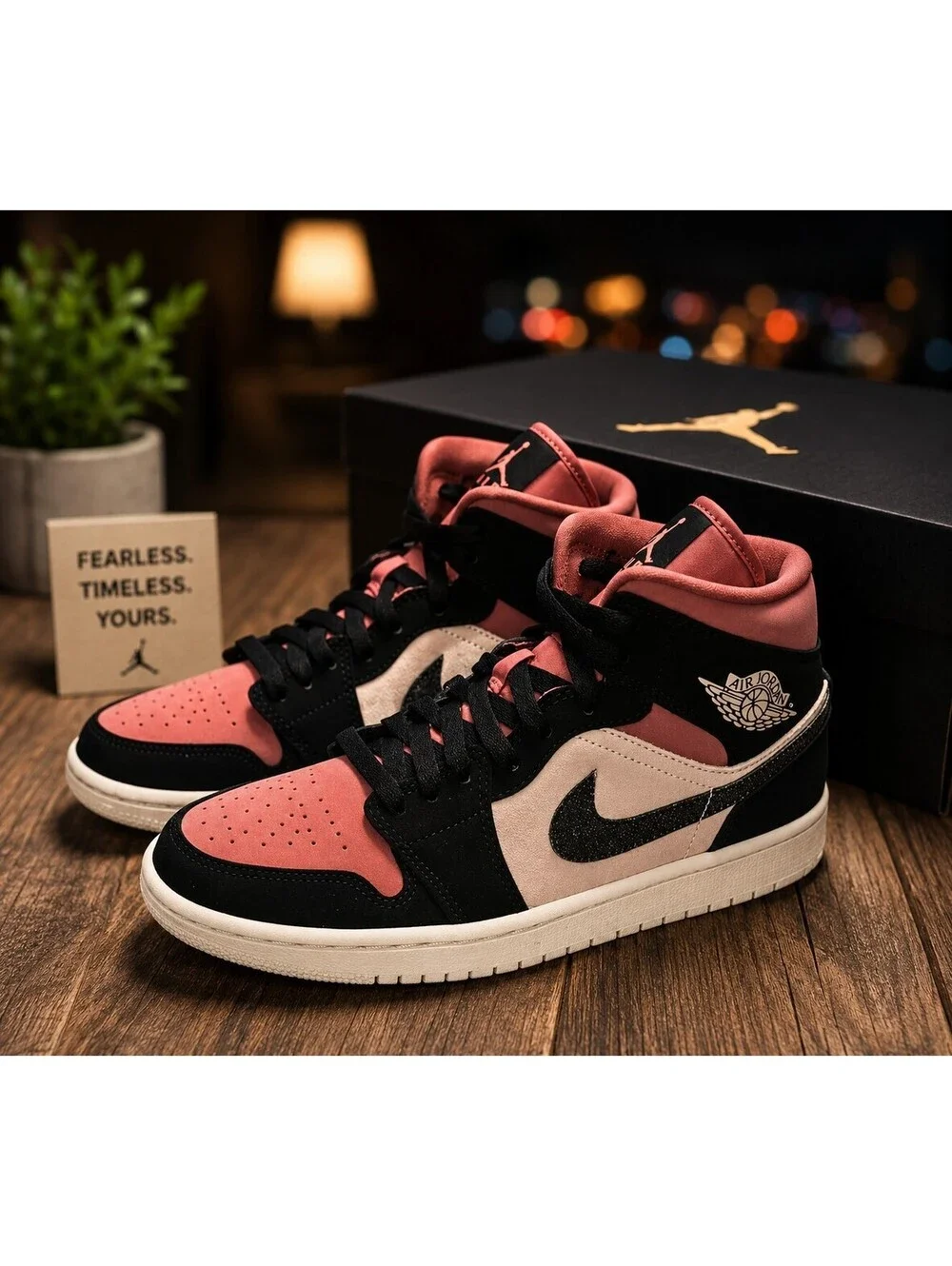 Size 8M/9.5W - Air Jordan 1 Mid Canyon Rust
